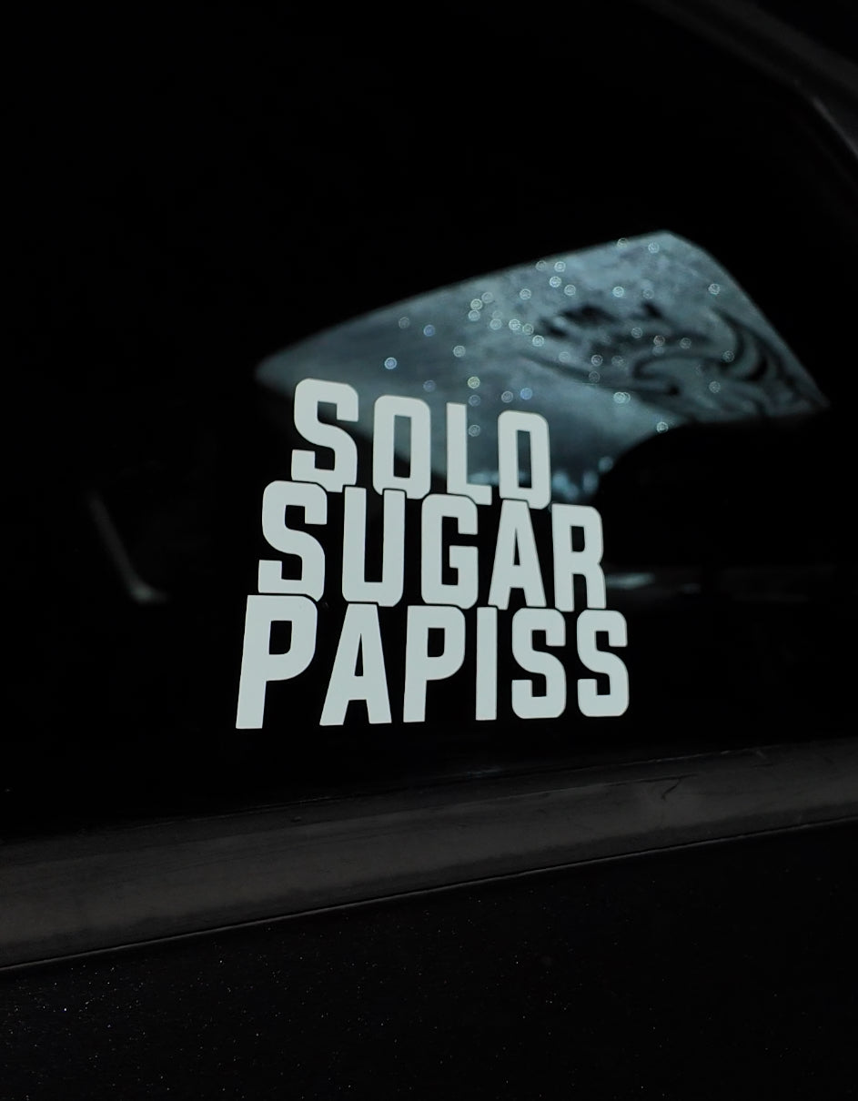 Solo sugar papis sticker