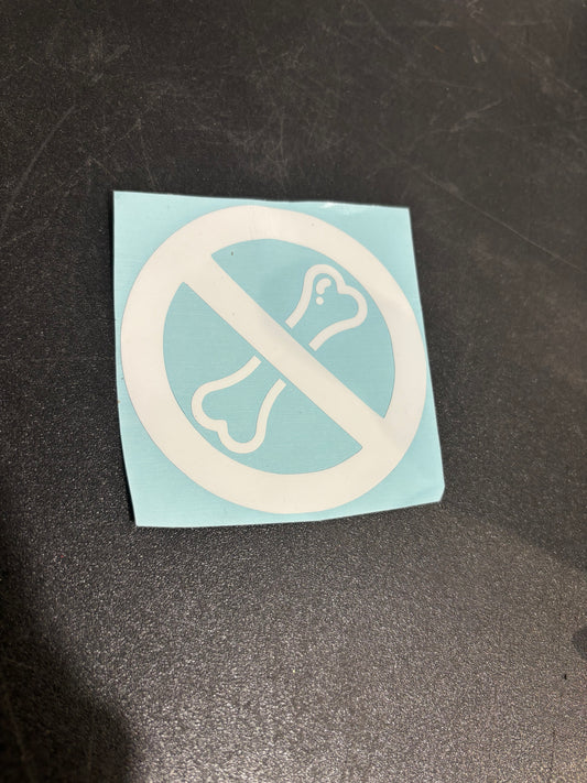 No flacas sticker