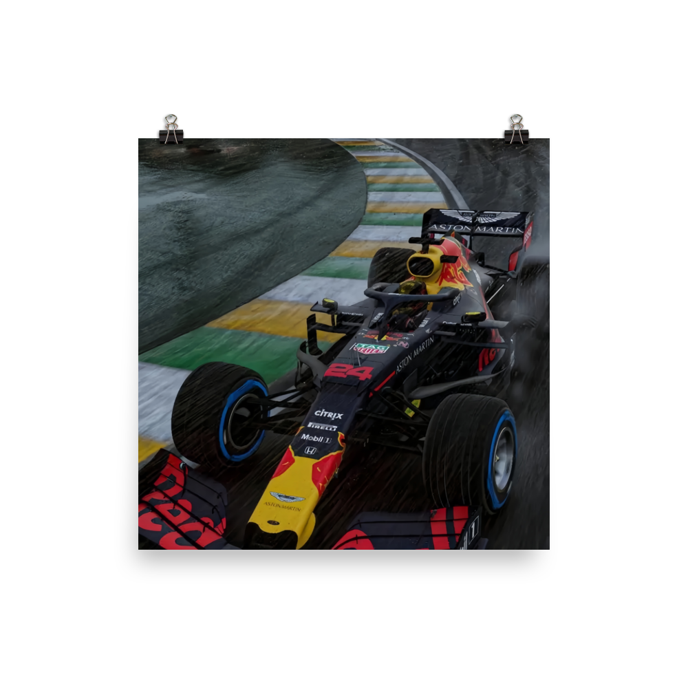 F1 red bull Póster