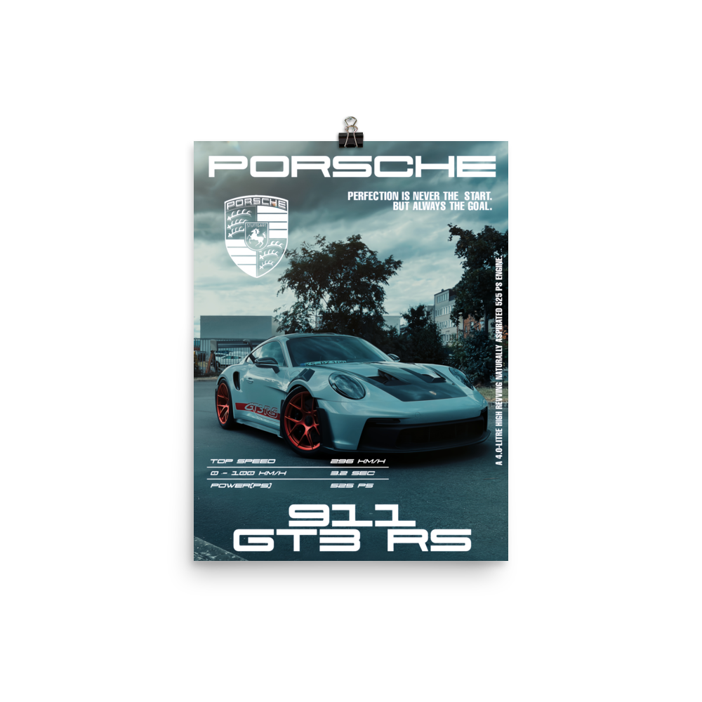 Porsche 911 GT3 RS Póster