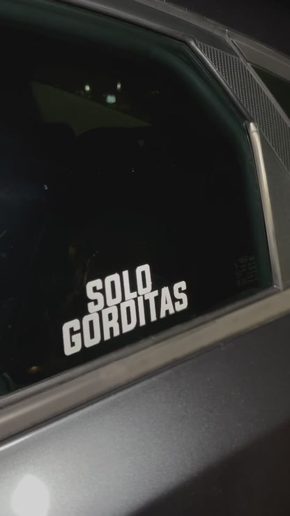 Sticker solo gorditas