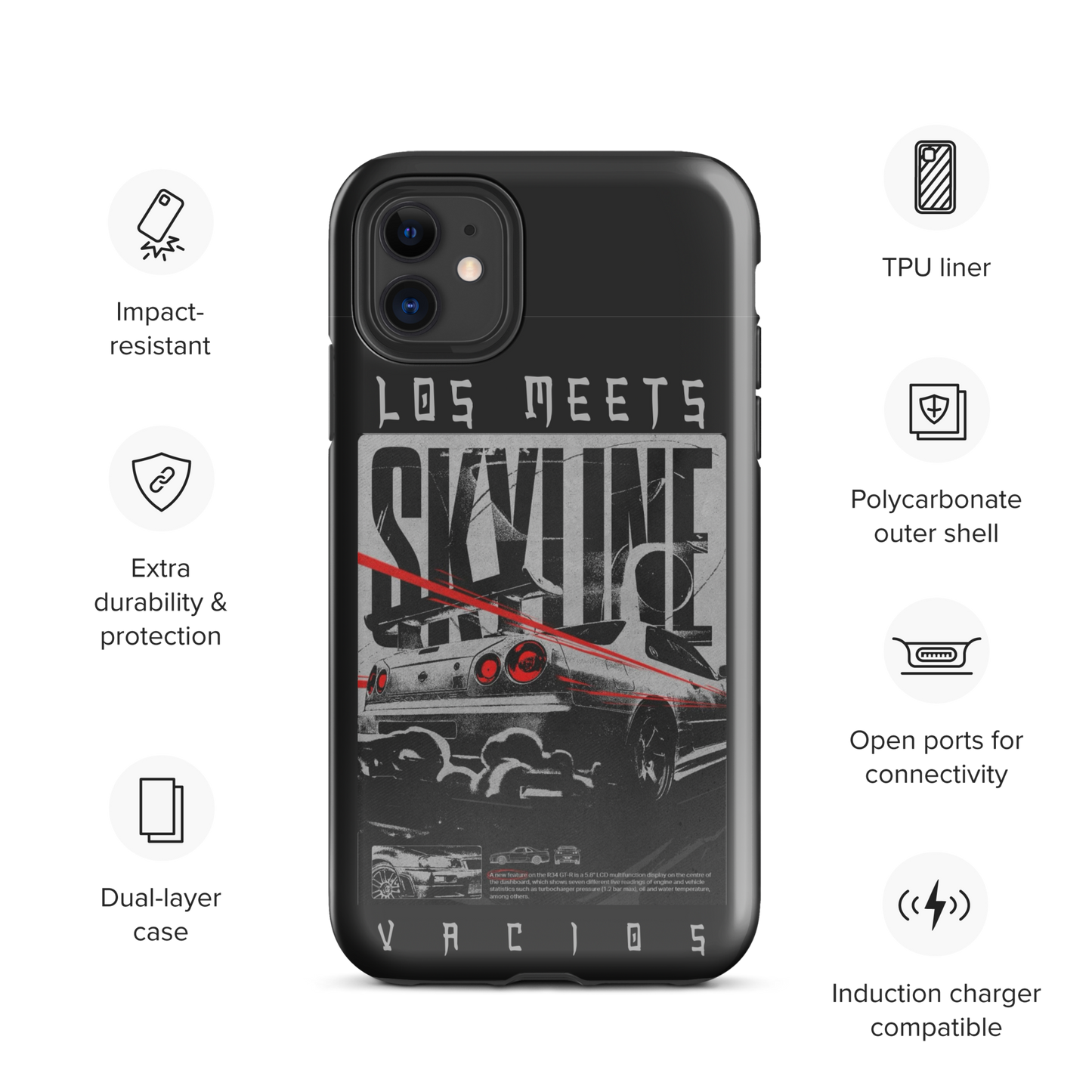 los meets vacios iPhone case