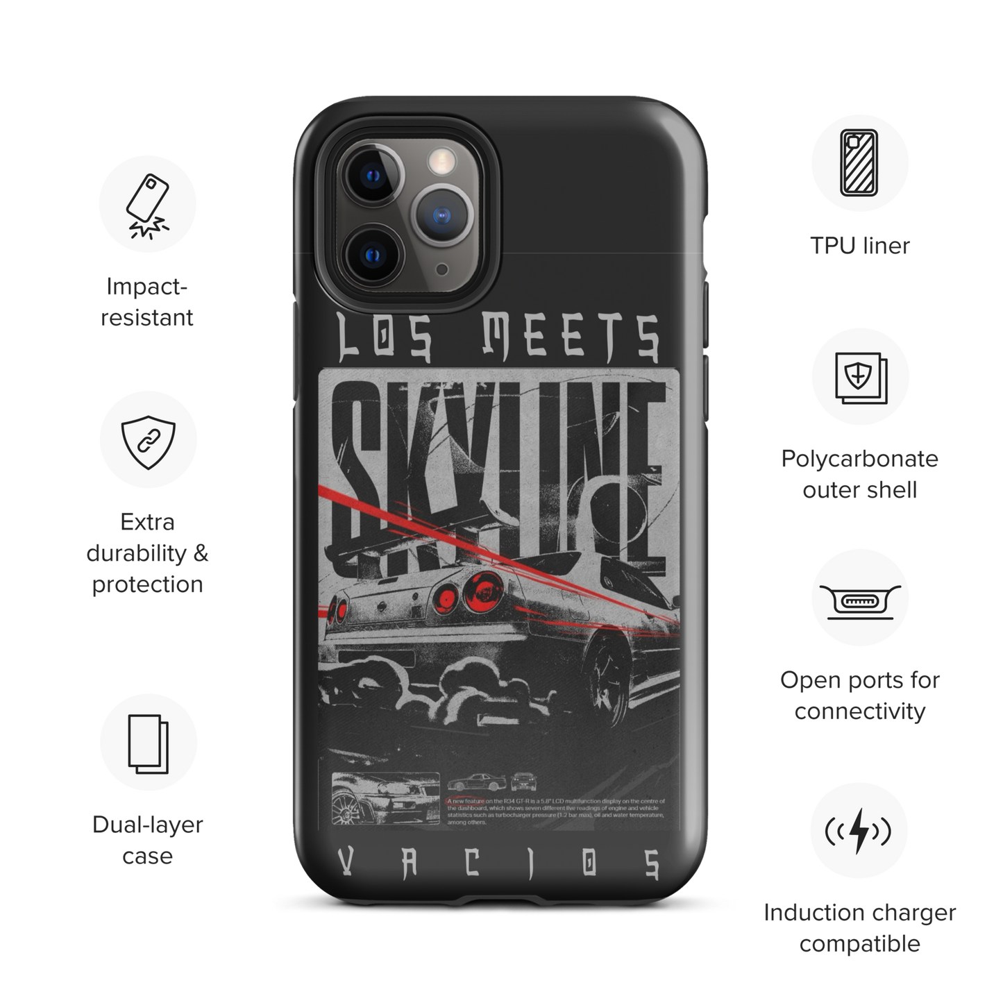 los meets vacios iPhone case