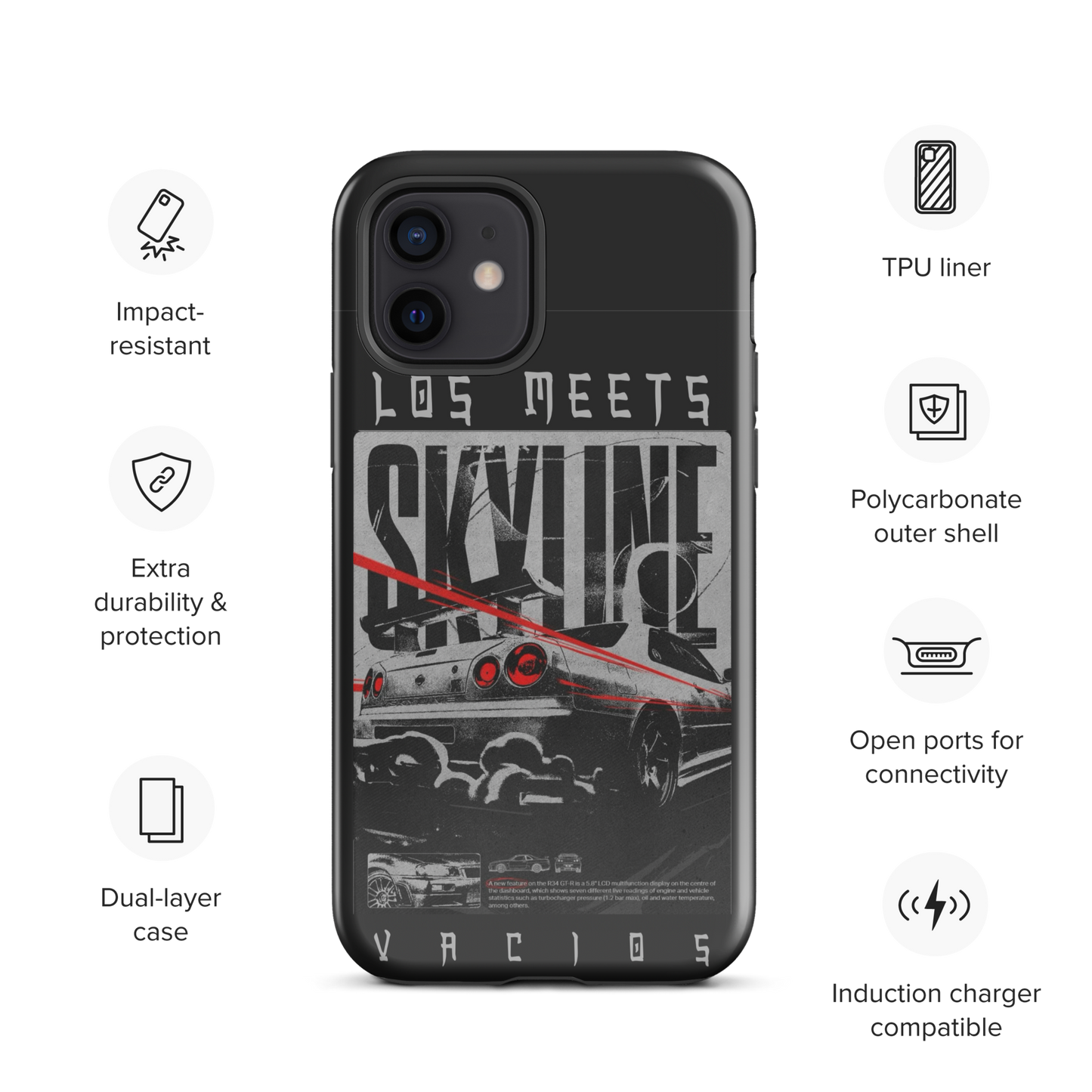 los meets vacios iPhone case