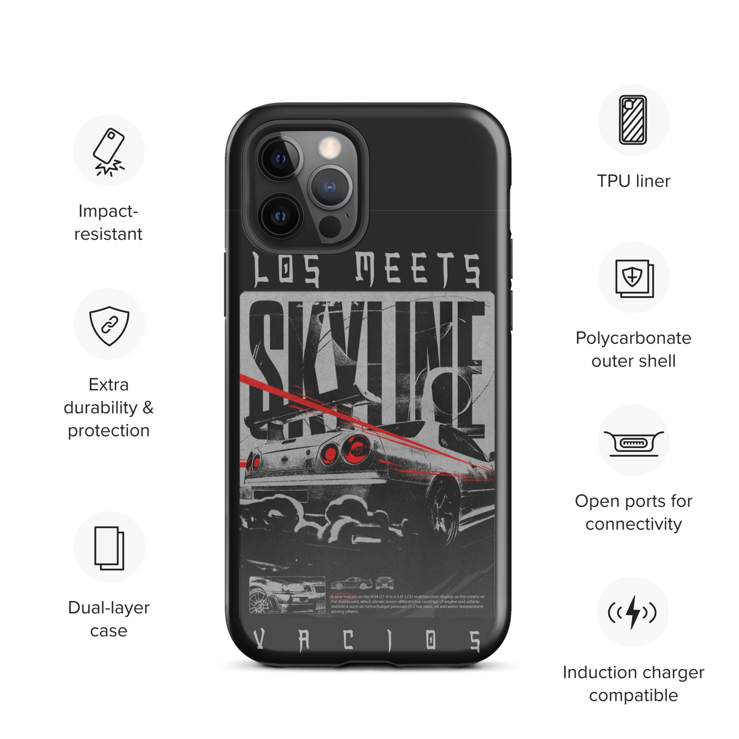 los meets vacios iPhone case