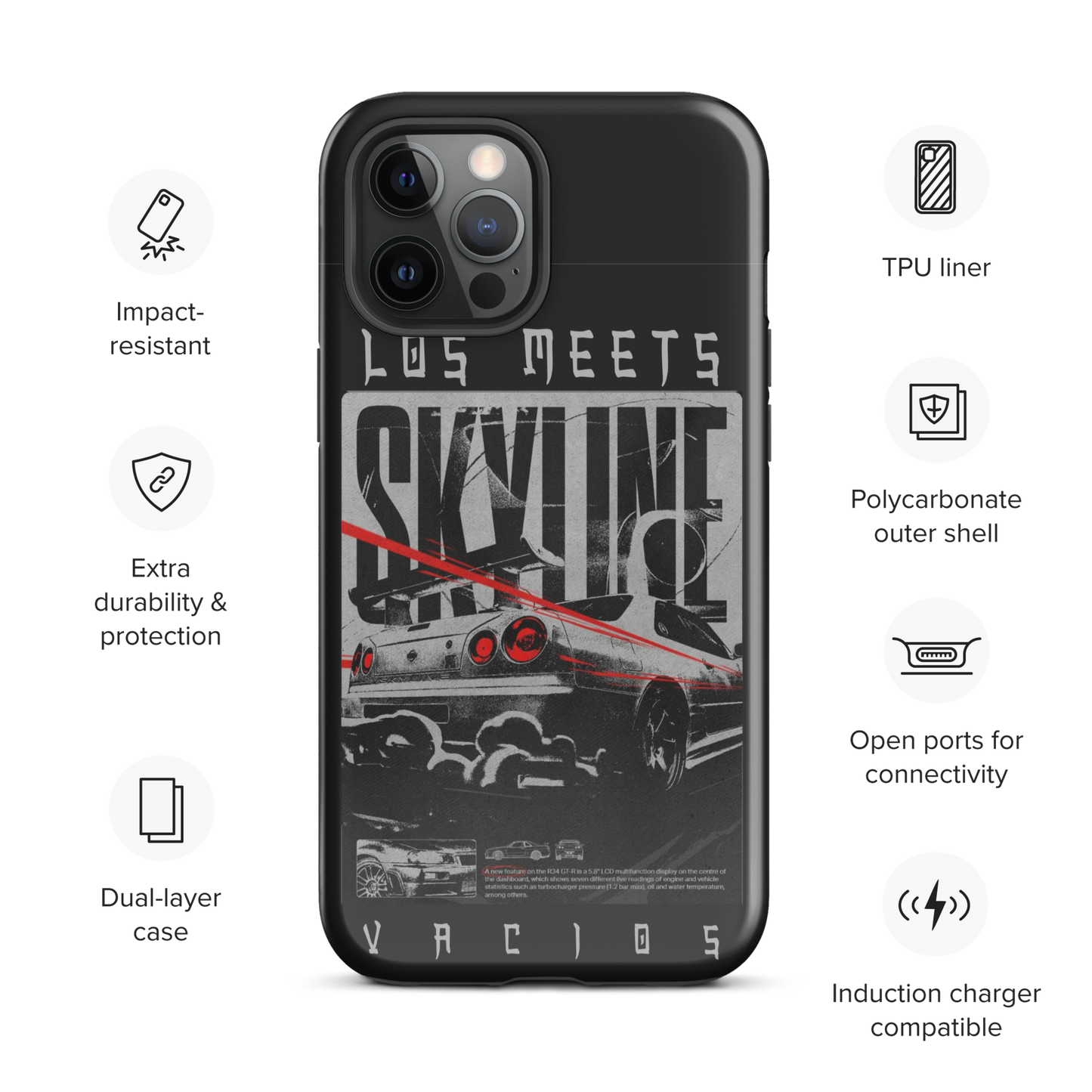 los meets vacios iPhone case