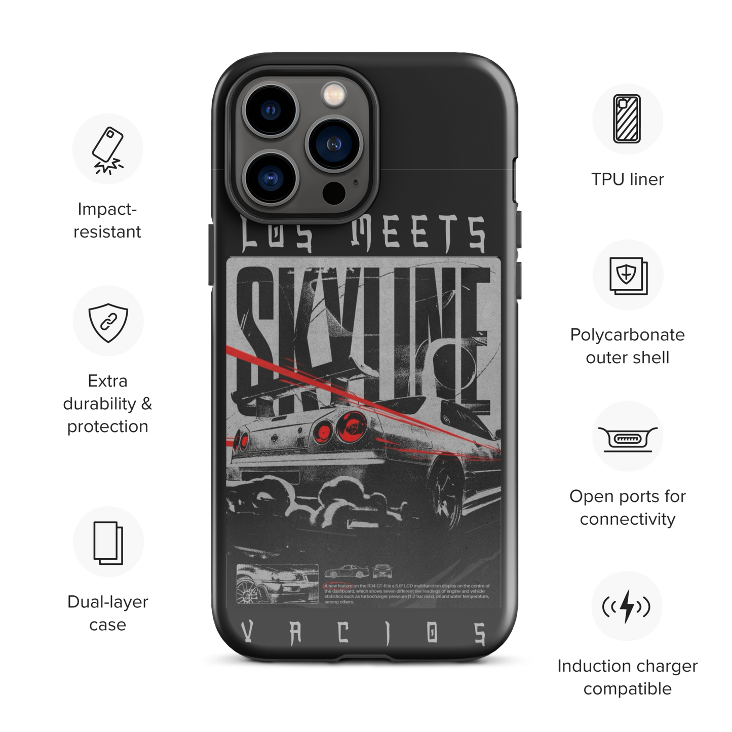 los meets vacios iPhone case