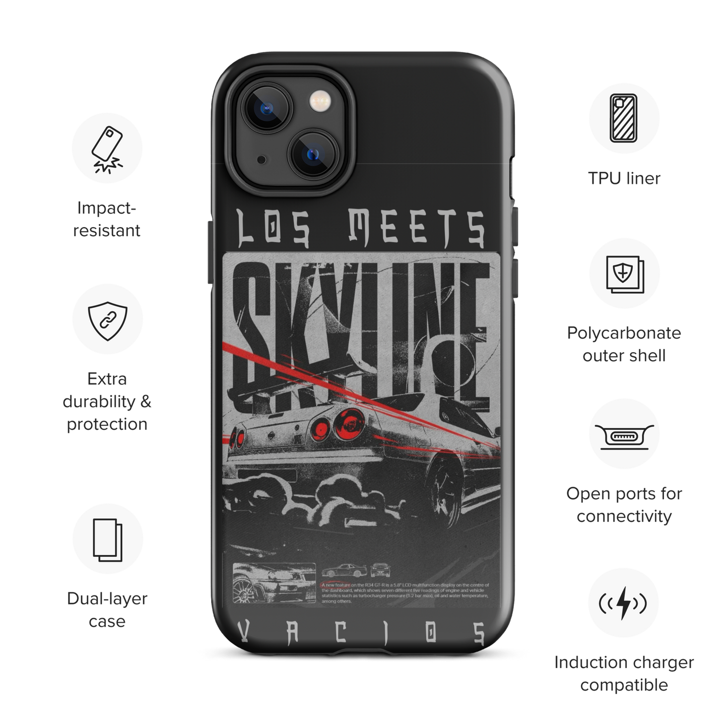 los meets vacios iPhone case