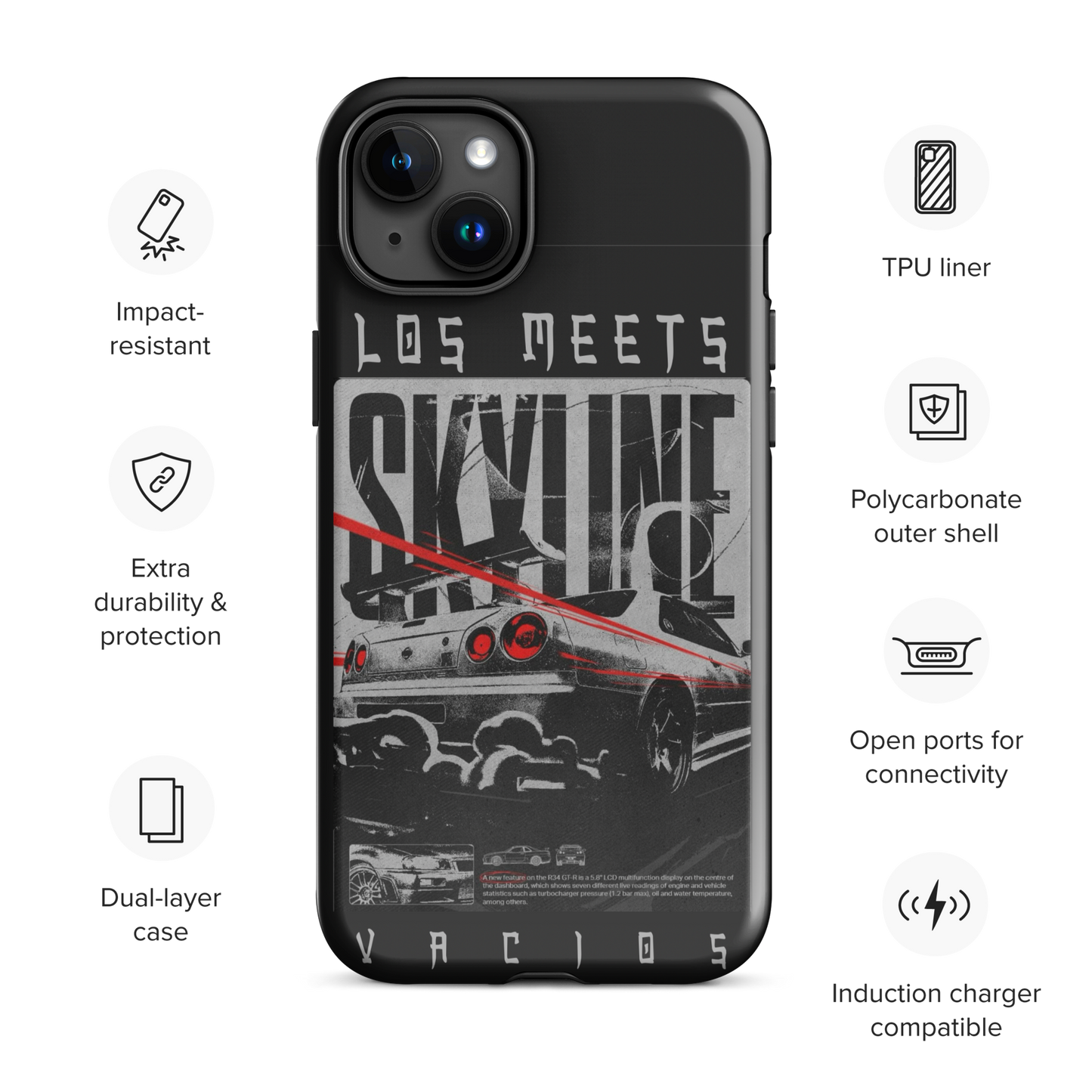 los meets vacios iPhone case