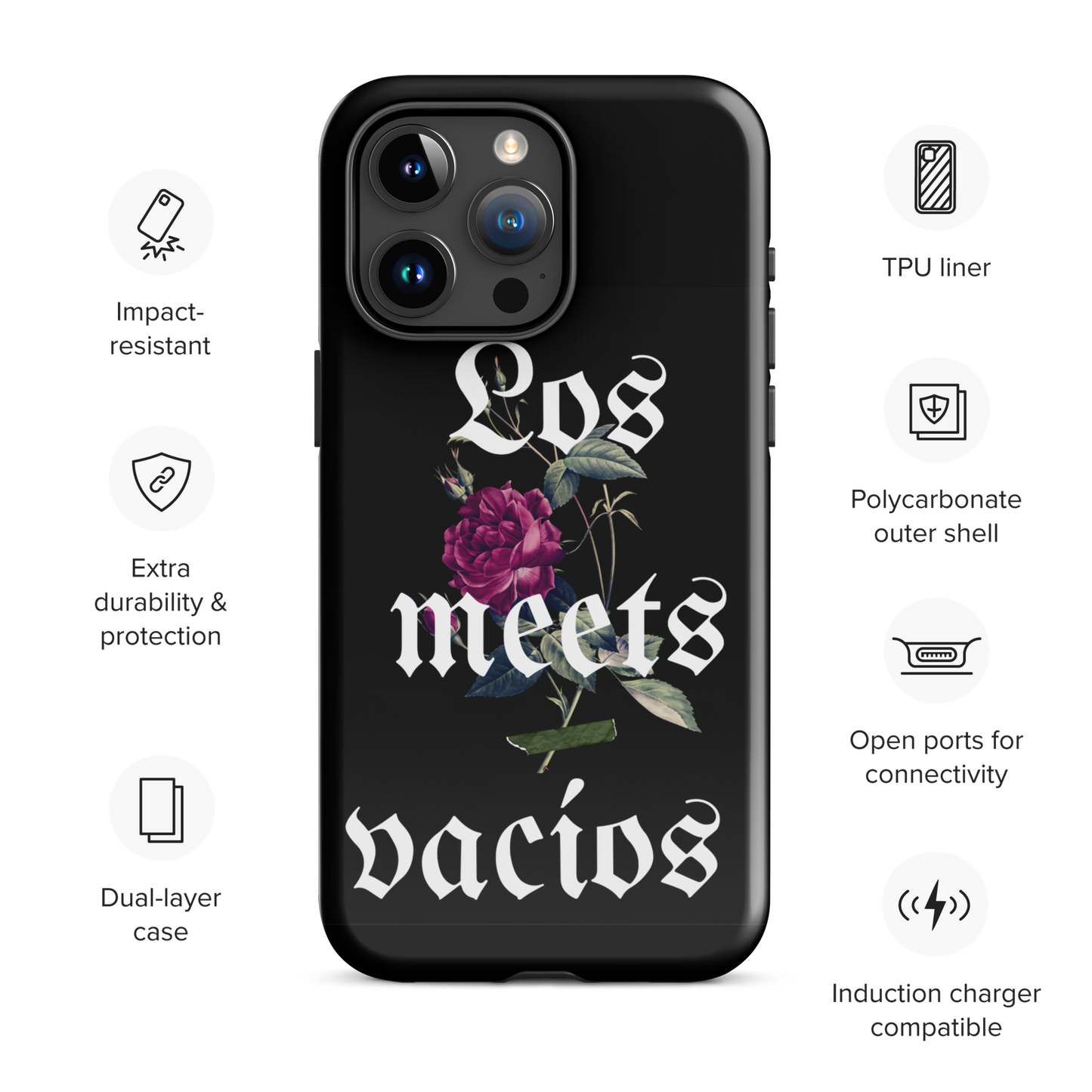 los meets vacios iPhone case